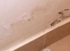 A brown tide line on your wall is one of the signs of rising damp