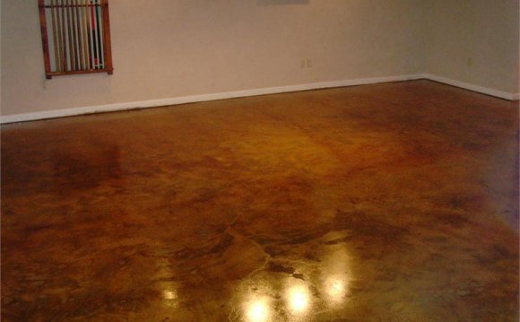 Sealing concrete basement floor