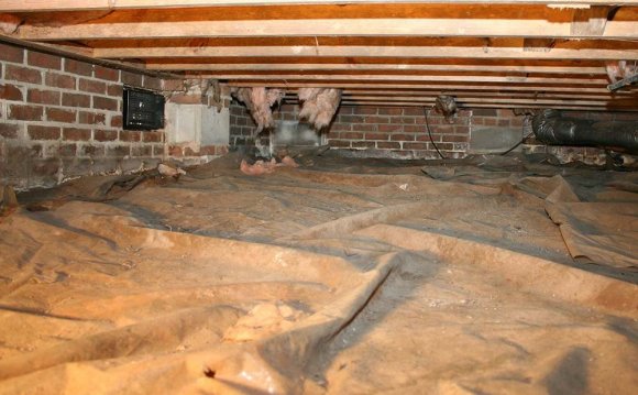 Temperature controlled crawl space vents