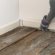 Laying a concrete floor with membrane