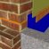 Waterproofing single skin brick wall