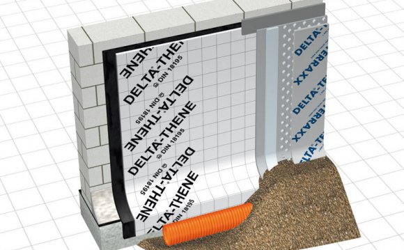 Waterproofing membrane for walls