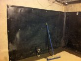 Interior basement walls waterproofing membrane